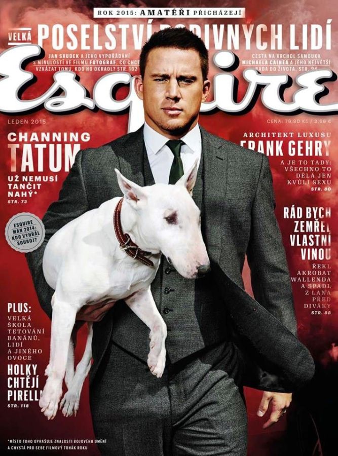 ESQUIRE (Czech) magazine side cover  January 2015