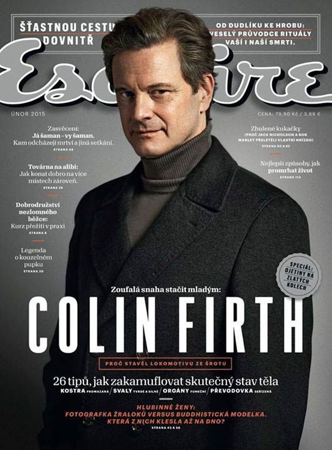 ESQUIRE (Czech) magazine side cover  February 2015