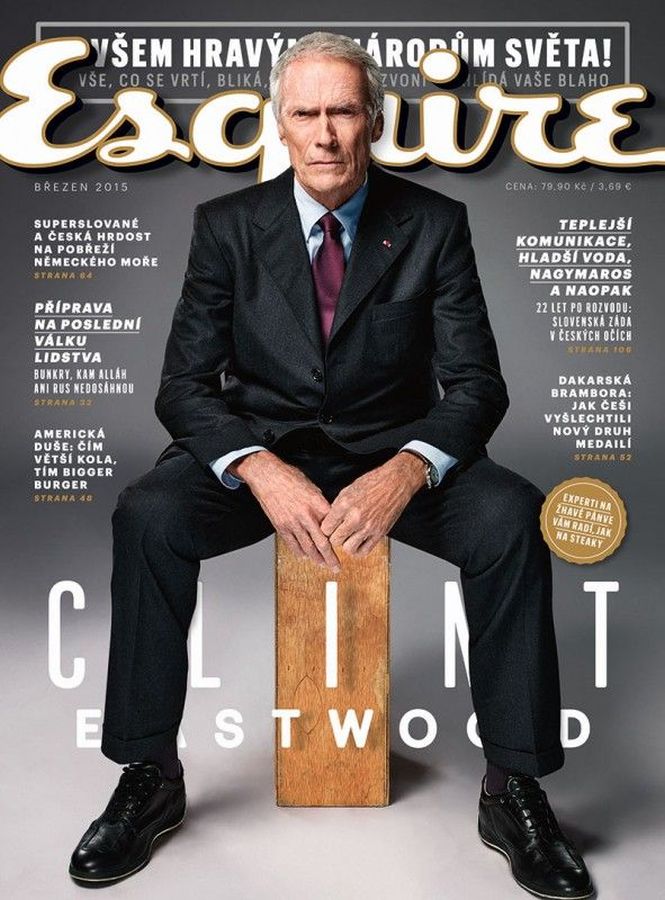 ESQUIRE (Czech) magazine side cover  March 2015