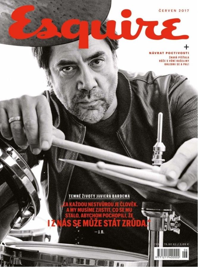 ESQUIRE (Czech) magazine side cover  June 2017
