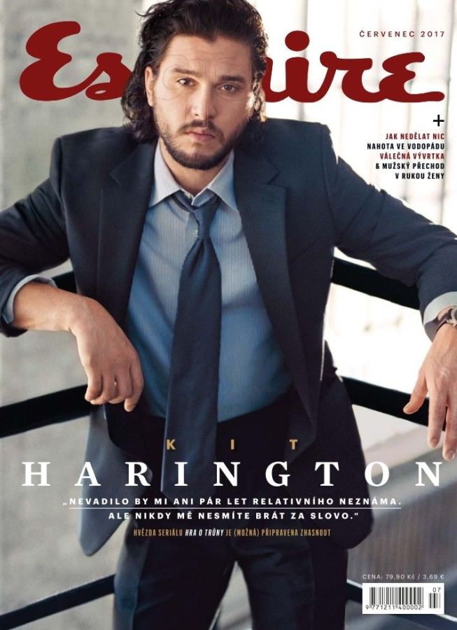 ESQUIRE (Czech) magazine side cover  July 2017