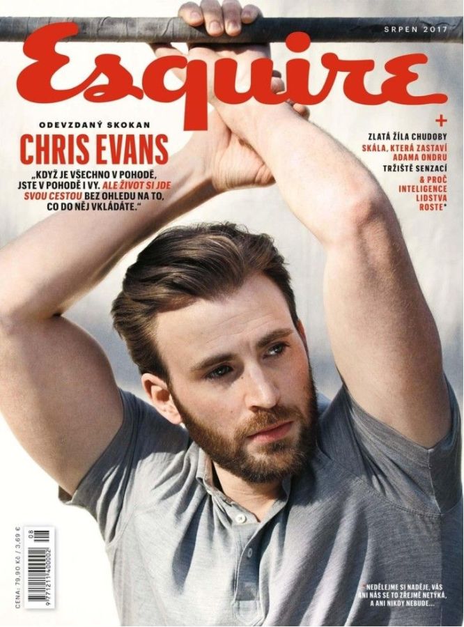 ESQUIRE (Czech) magazine side cover  August 2017