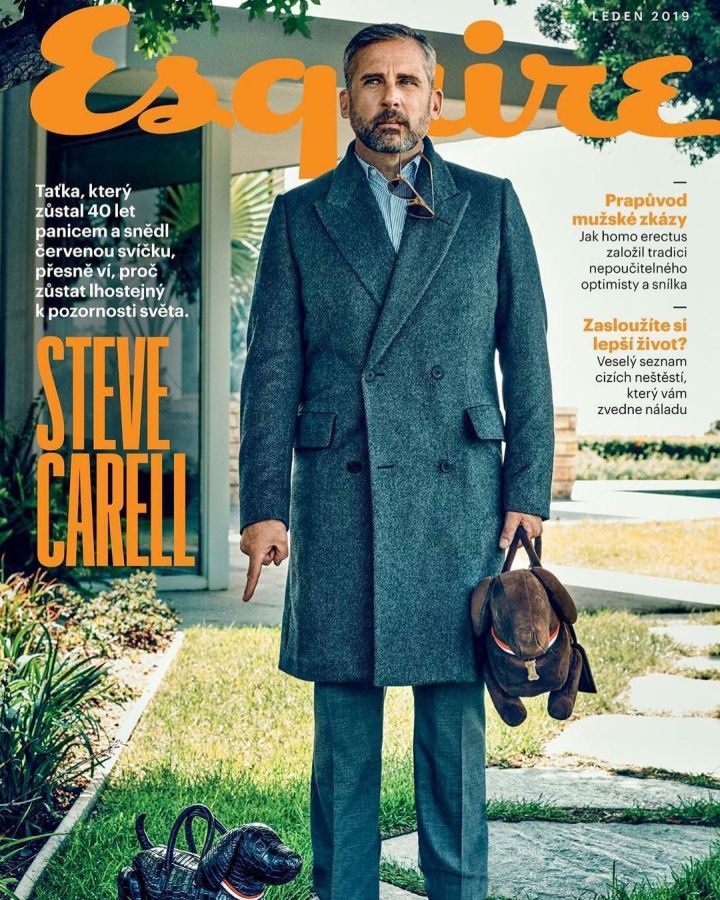 ESQUIRE (Czech) magazine side cover  January 2019