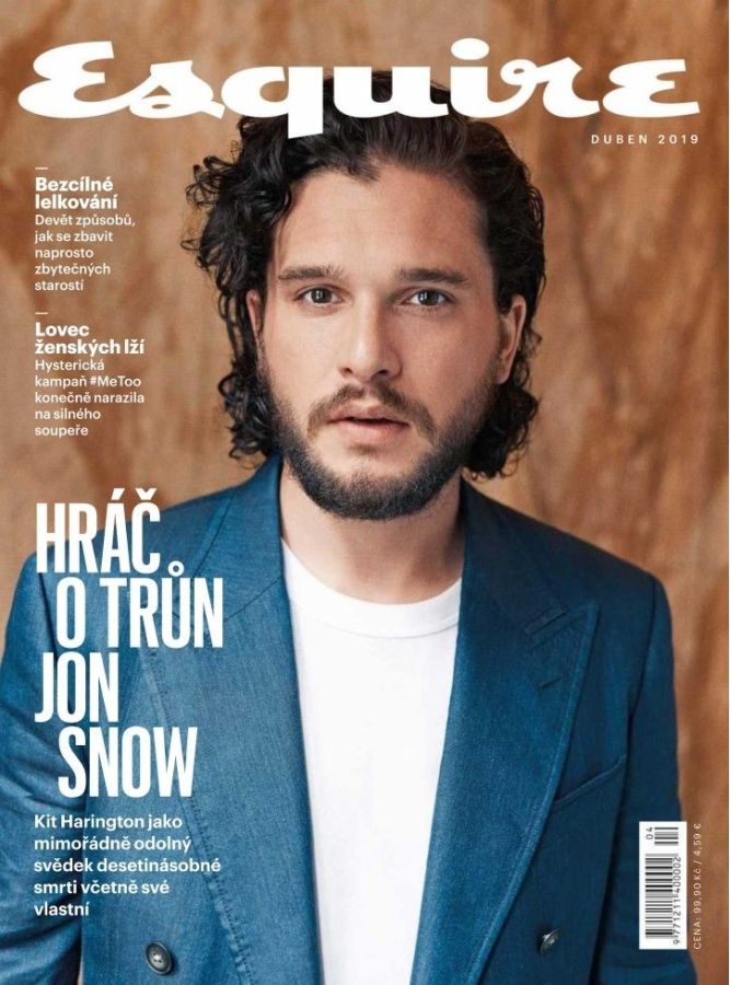 ESQUIRE (Czech) magazine side cover  April 2019