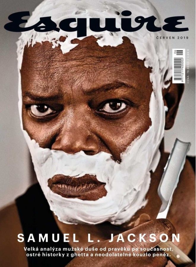 ESQUIRE (Czech) magazine side cover  June 2019