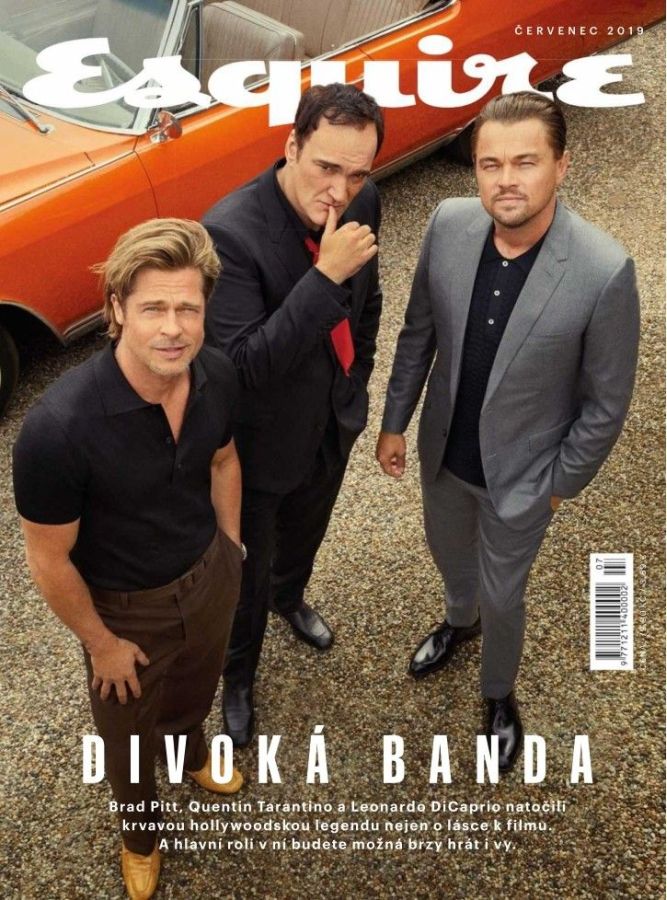 ESQUIRE (Czech) magazine side cover  July 2019