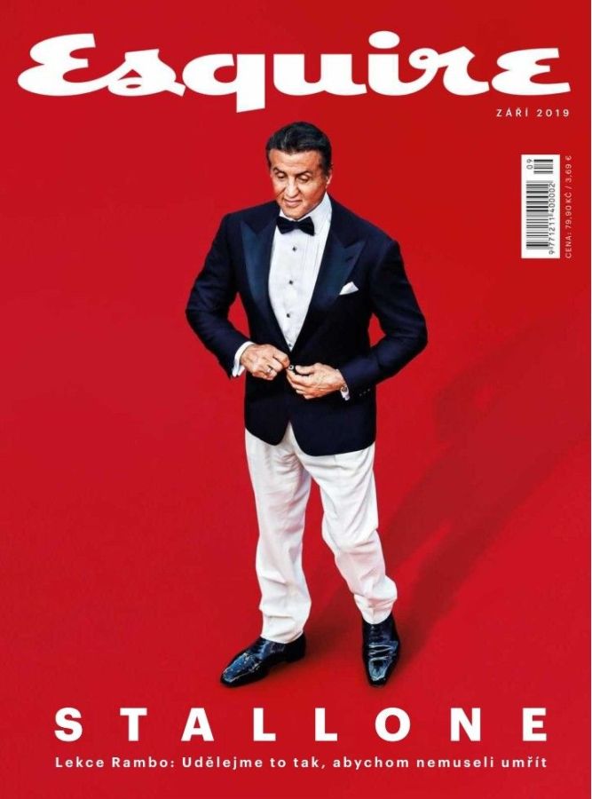 ESQUIRE (Czech) magazine side cover  September 2019