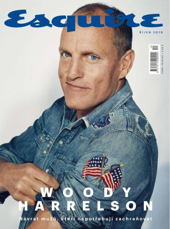 ESQUIRE (Czech) magazine side cover  October 2019