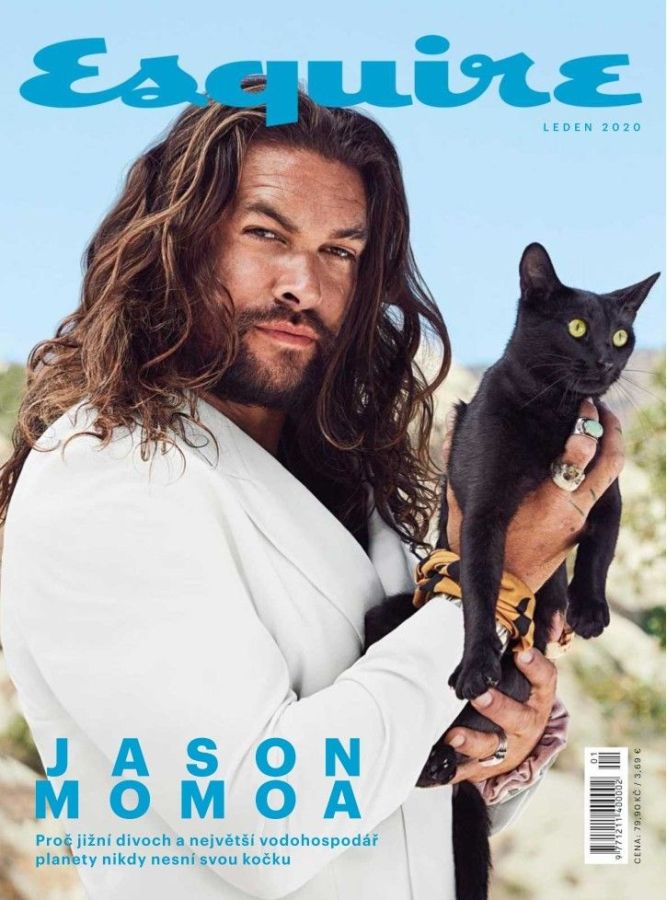 ESQUIRE (Czech) magazine side cover  January 2020
