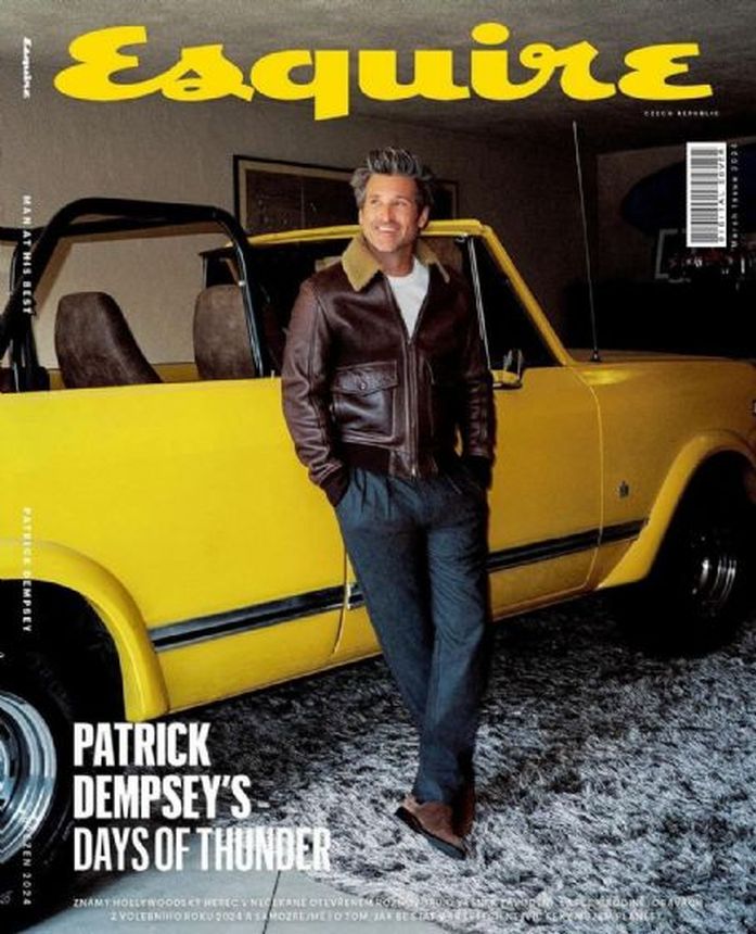 ESQUIRE (Czech) magazine side cover  March 2024