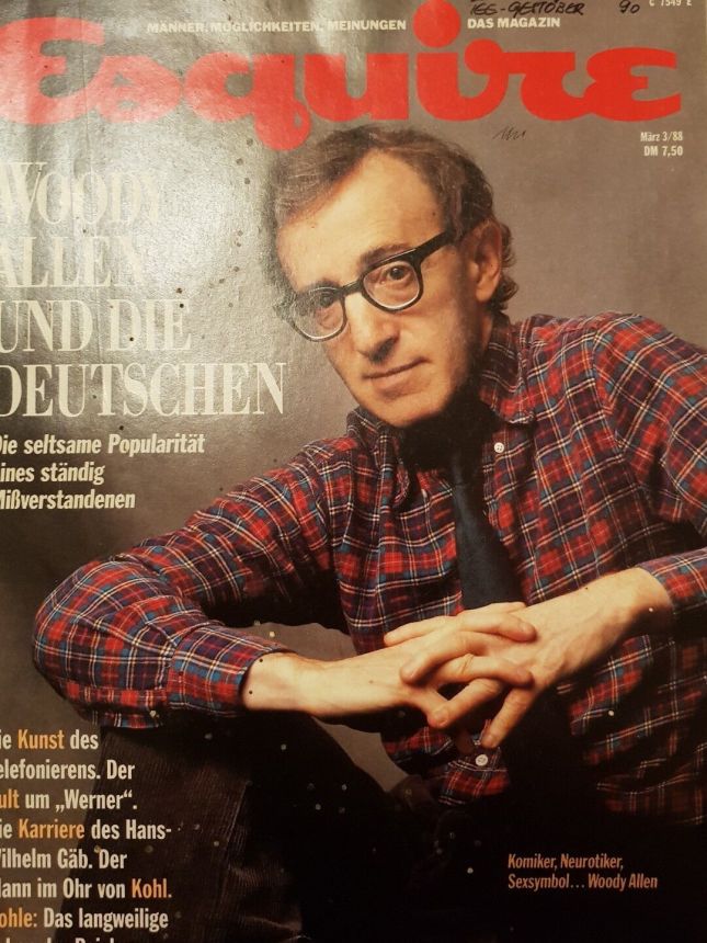 ESQUIRE (DE) magazine side cover  March 1988