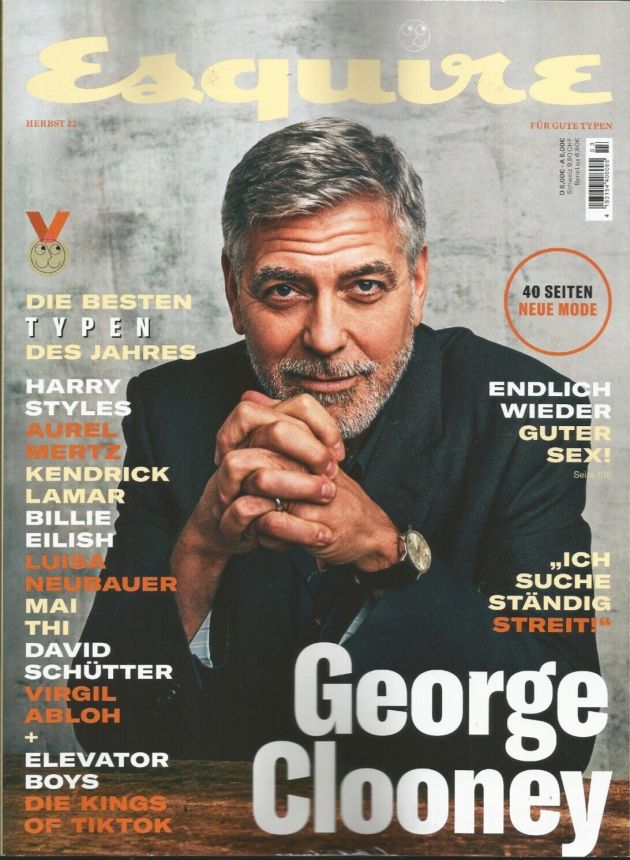 ESQUIRE (DE) magazine side cover Autumn 2022