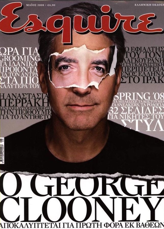 ESQUIRE (GREECE) magazine side cover  May 2008