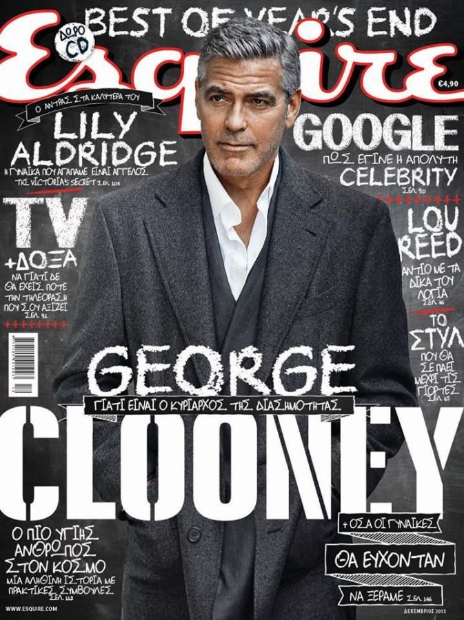 ESQUIRE (GREECE) magazine side cover  December 2013