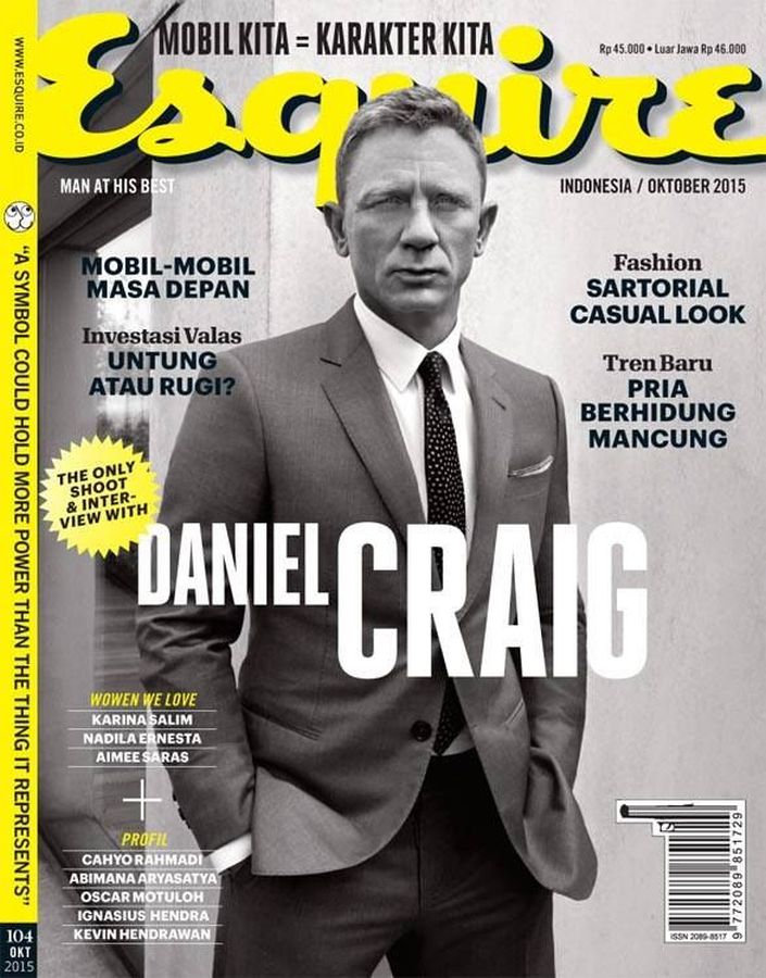ESQUIRE INDONESIA magazine side cover  October 2015