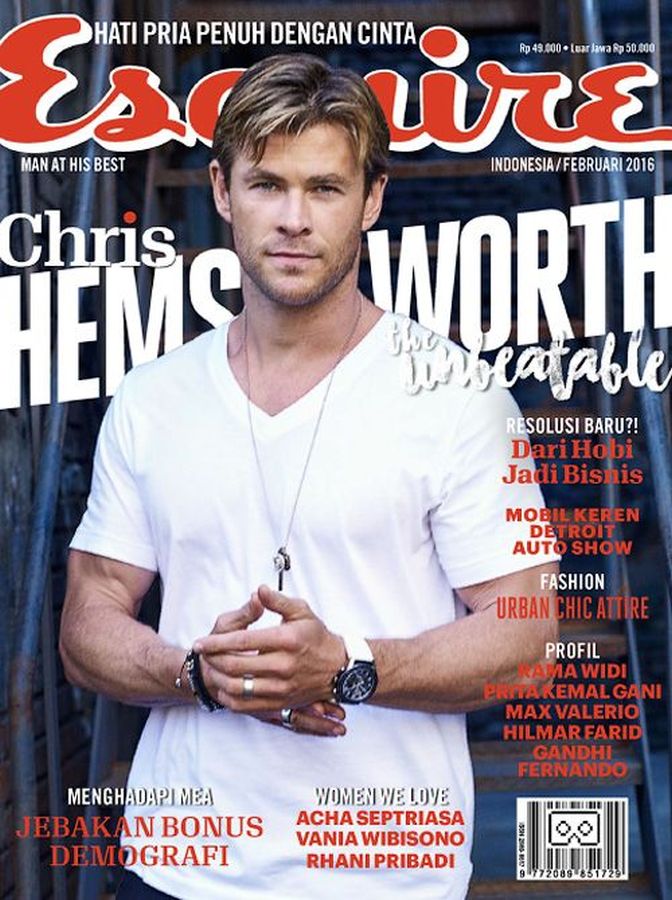 ESQUIRE INDONESIA magazine side cover  February 2016