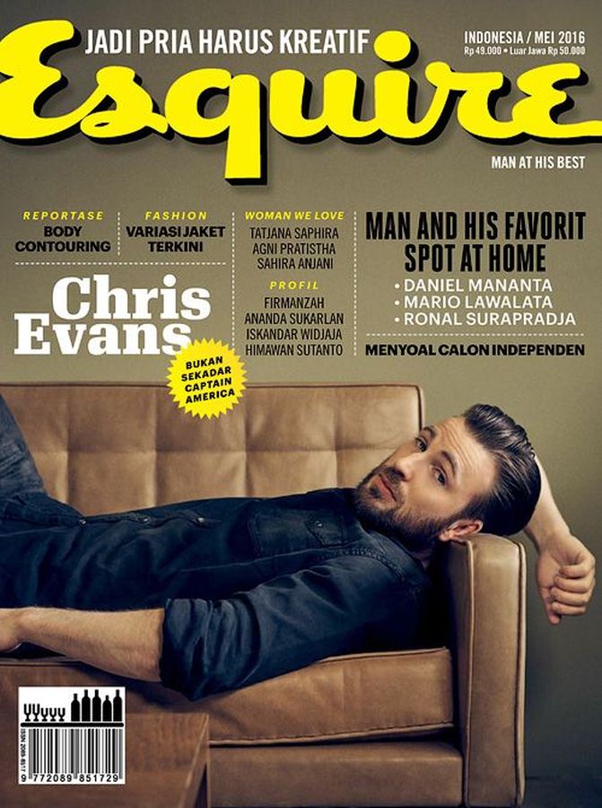 ESQUIRE INDONESIA magazine side cover  May 2016