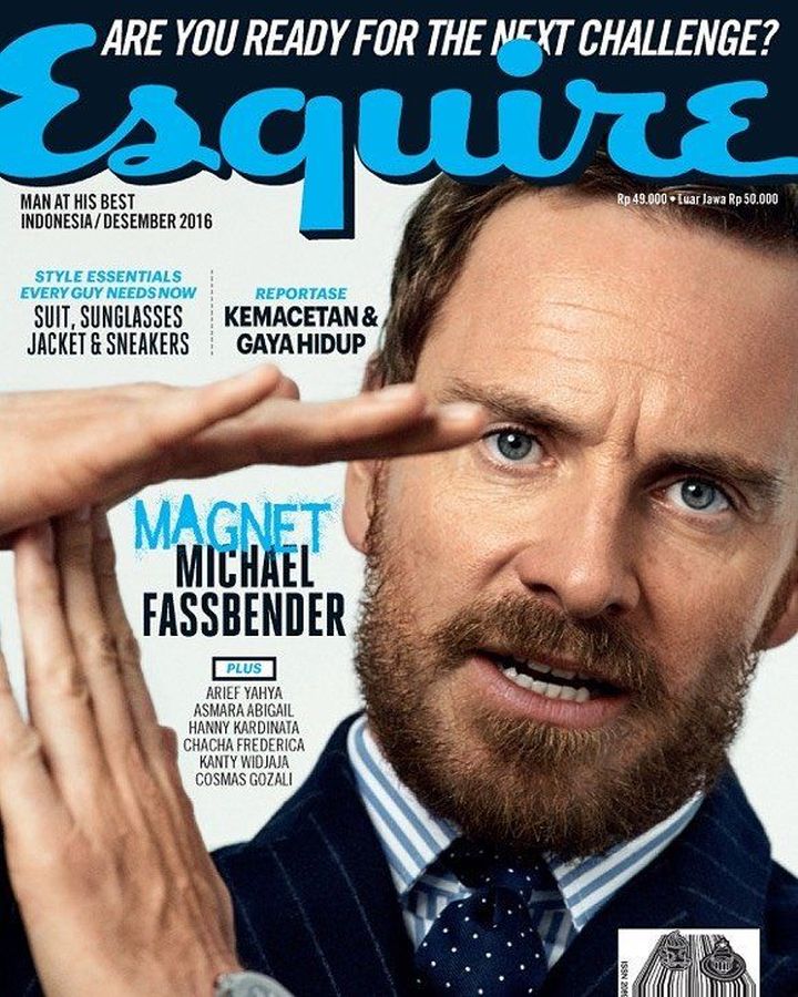 ESQUIRE INDONESIA magazine side cover  December 2016