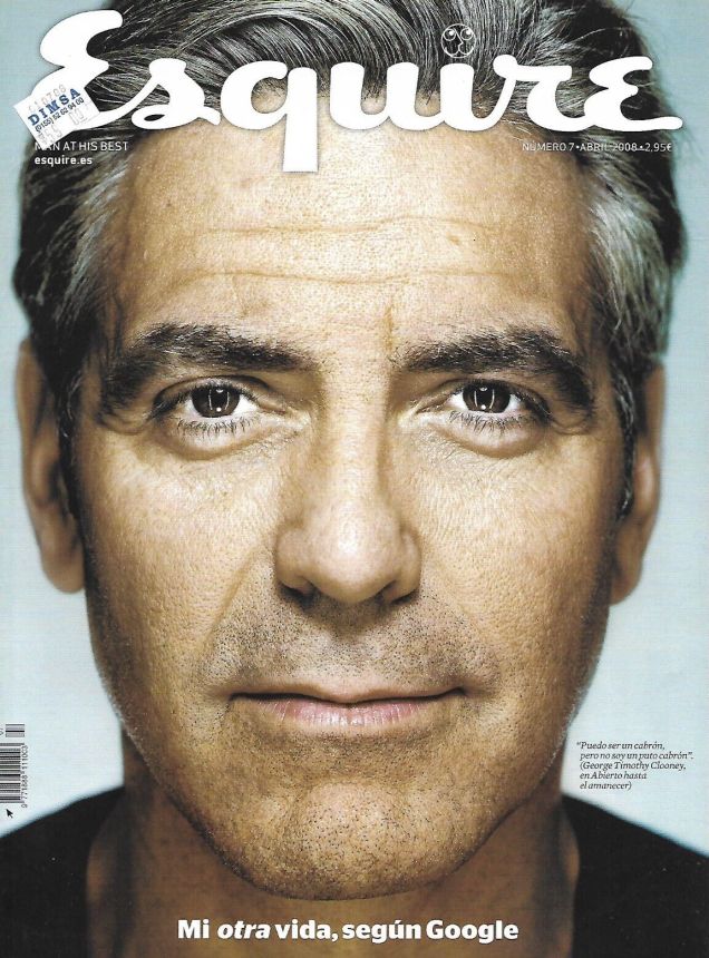 ESQUIRE (Mexico) magazine side cover  April 2008