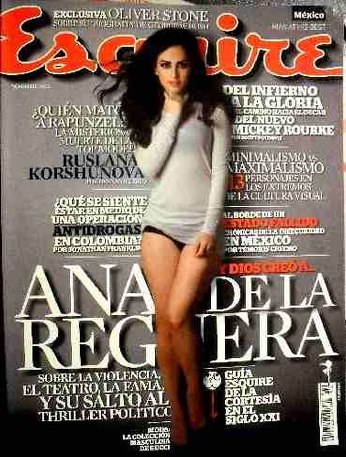 ESQUIRE (Mexico) magazine side cover  November 2008