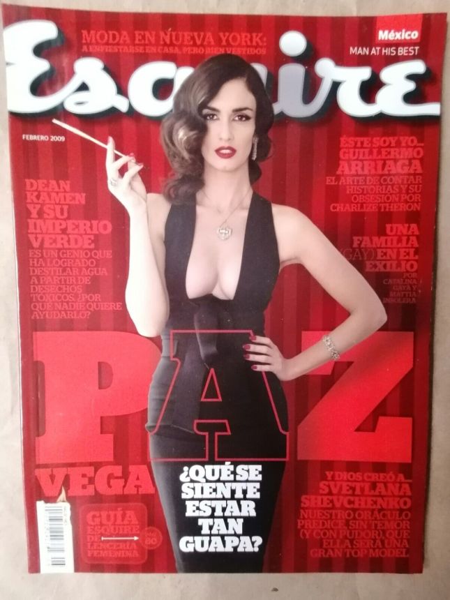 ESQUIRE (Mexico) magazine side cover  February 2009