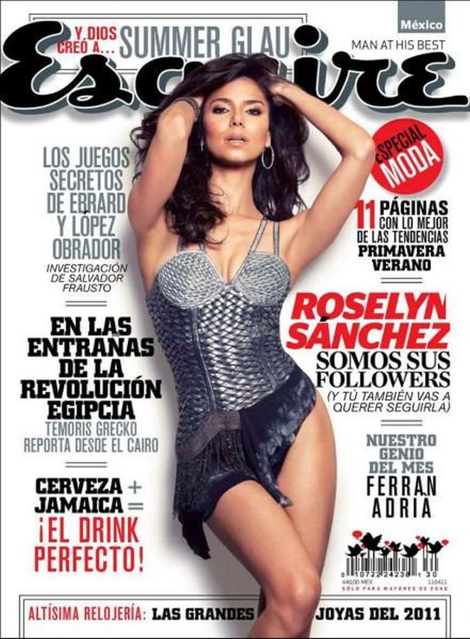ESQUIRE (Mexico) magazine side cover  March 2011