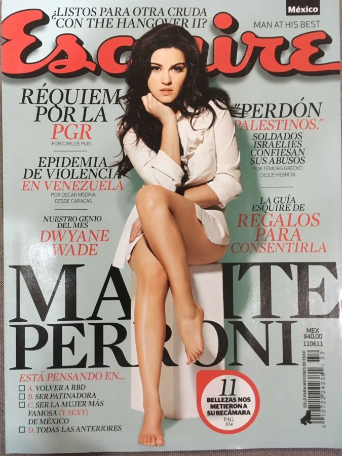 ESQUIRE (Mexico) magazine side cover  May 2011