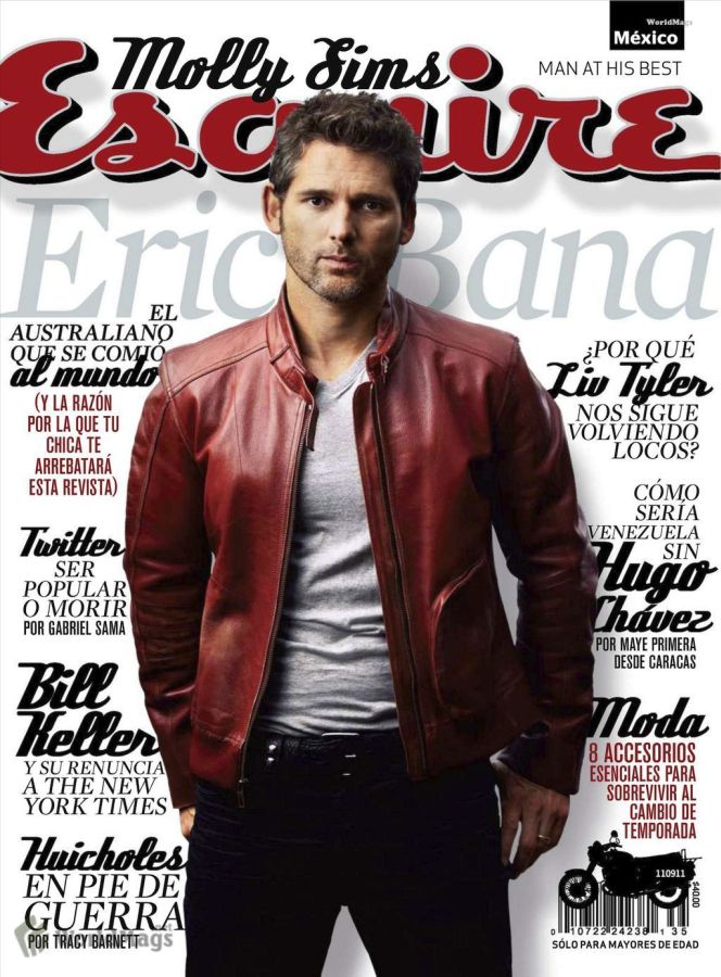 ESQUIRE (Mexico) magazine side cover  August 2011