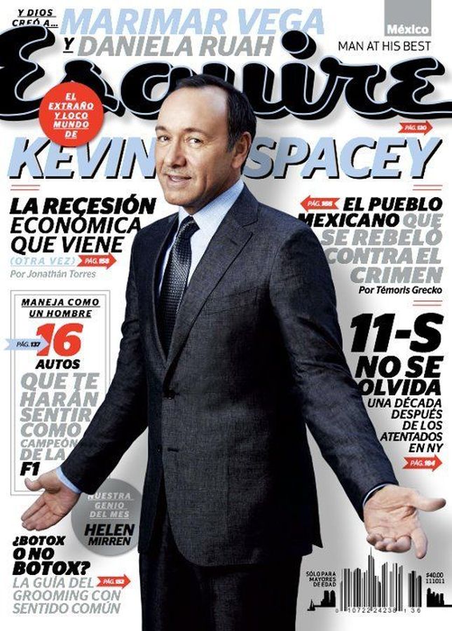 ESQUIRE (Mexico) magazine side cover  September 2011