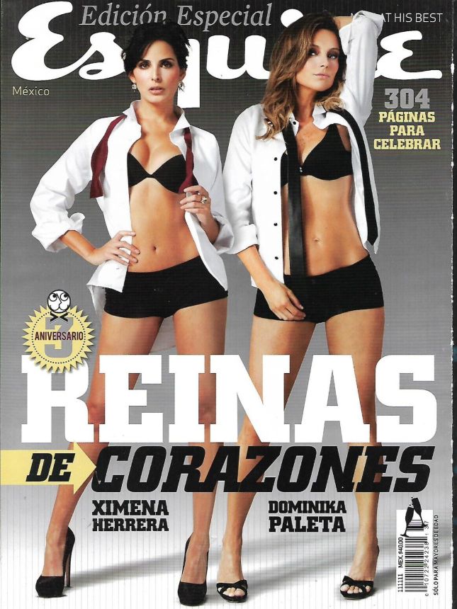 ESQUIRE (Mexico) magazine side cover  November 2011