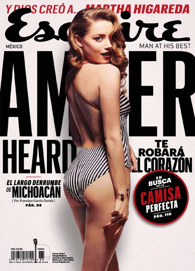 ESQUIRE (Mexico) magazine side cover  February 2014