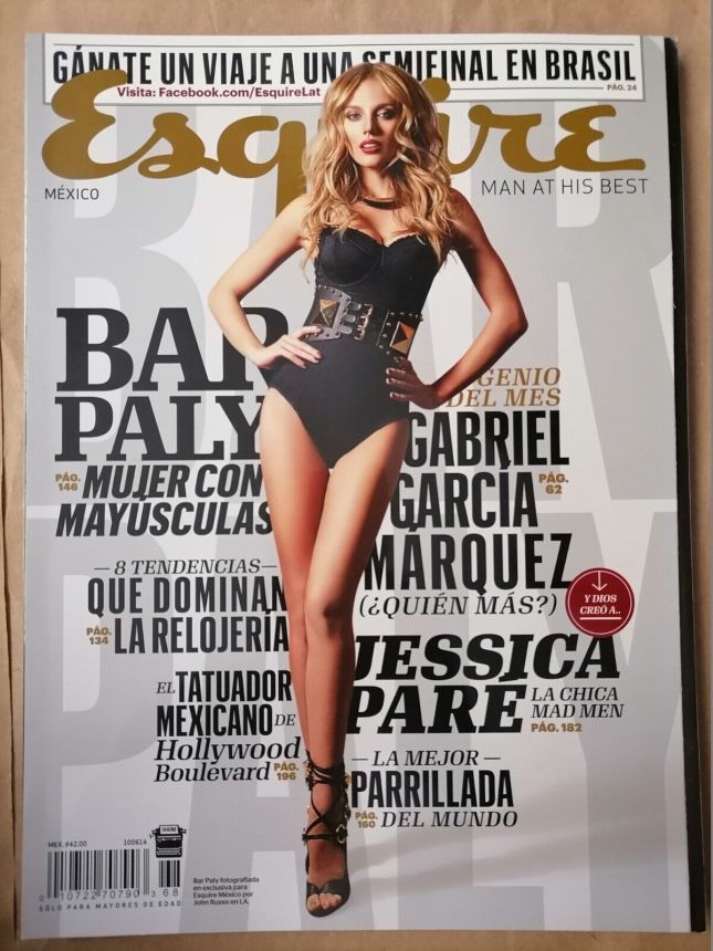 ESQUIRE (Mexico) magazine side cover  May 2014