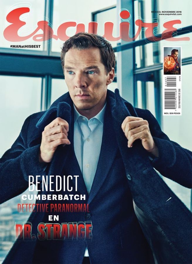 ESQUIRE (Mexico) magazine side cover  November 2016