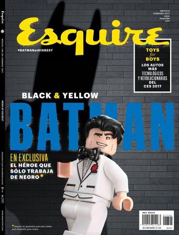 ESQUIRE (Mexico) magazine side cover  February 2017
