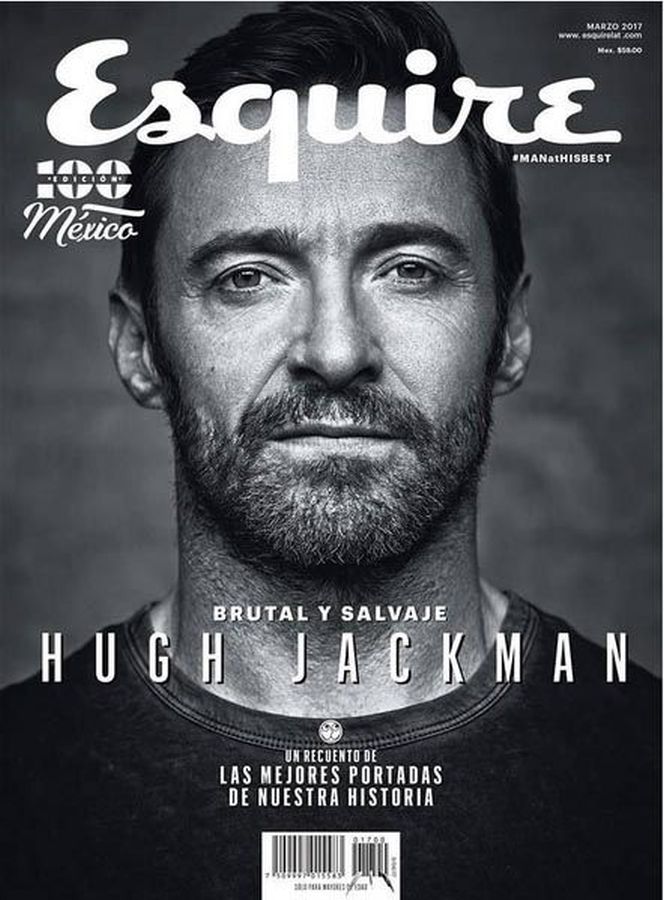 ESQUIRE (Mexico) magazine side cover  March 2017