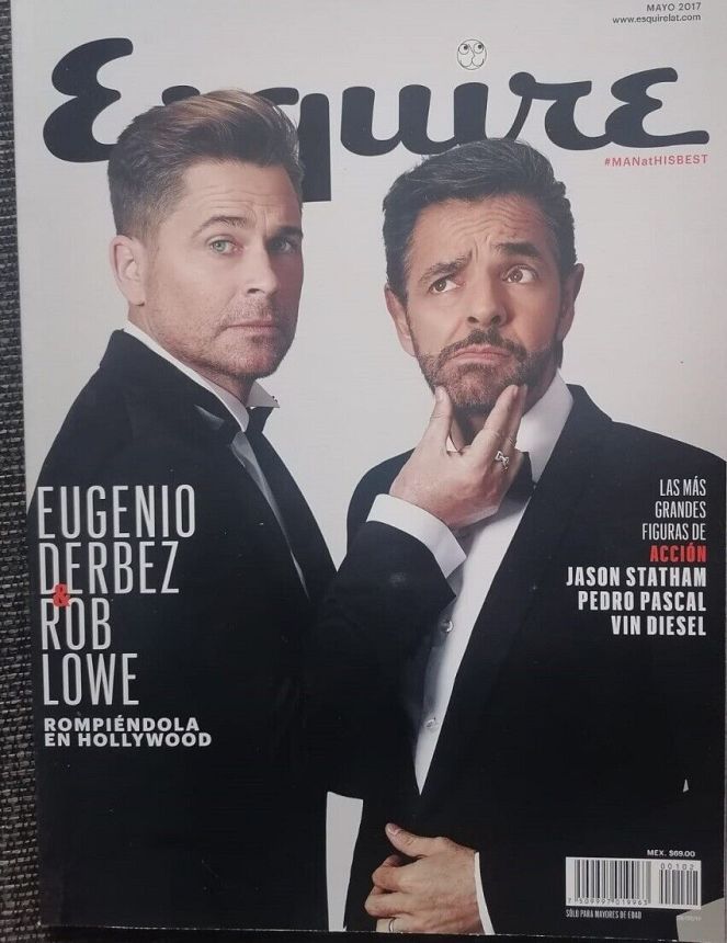 ESQUIRE (Mexico) magazine side cover  May 2017