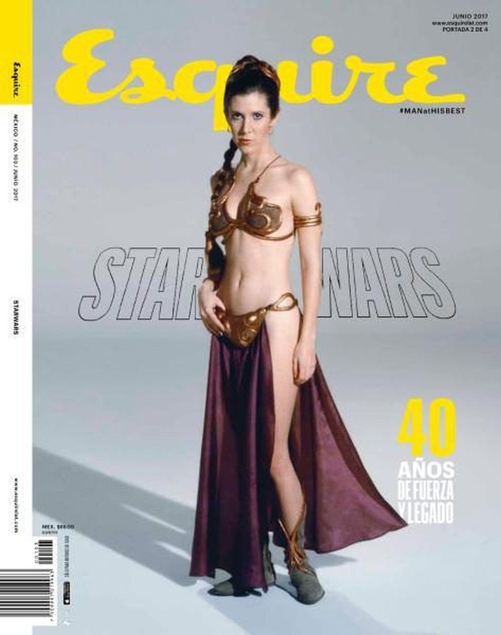 ESQUIRE (Mexico) magazine side cover  June 2017