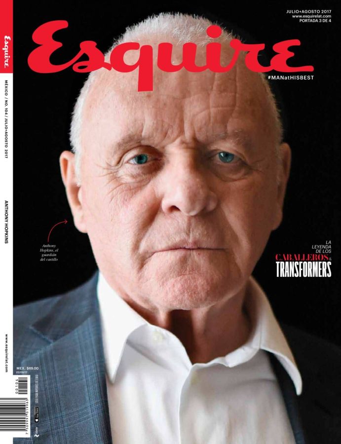 ESQUIRE (Mexico) magazine side cover  July/August 2017