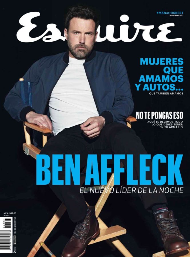 ESQUIRE (Mexico) magazine side cover  November 2017