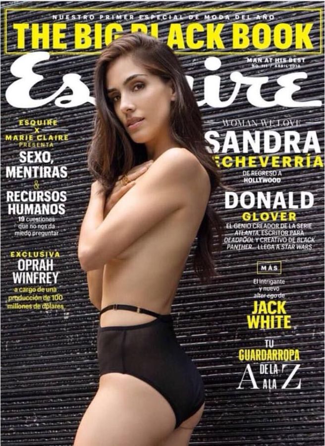 ESQUIRE (Mexico) magazine side cover  April 2018