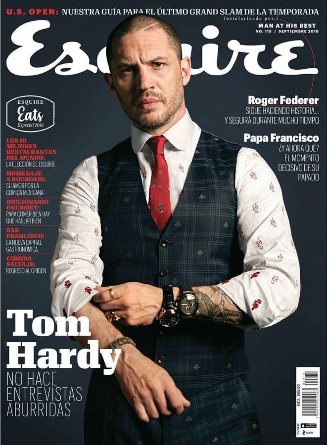 ESQUIRE (Mexico) magazine side cover  September 2018