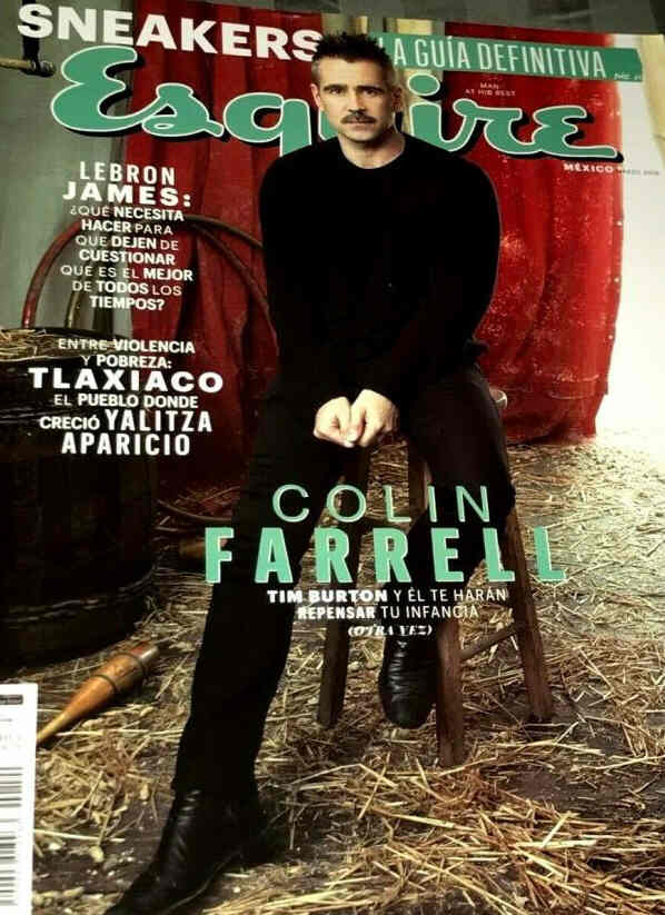 ESQUIRE (Mexico) magazine side cover  March 2019