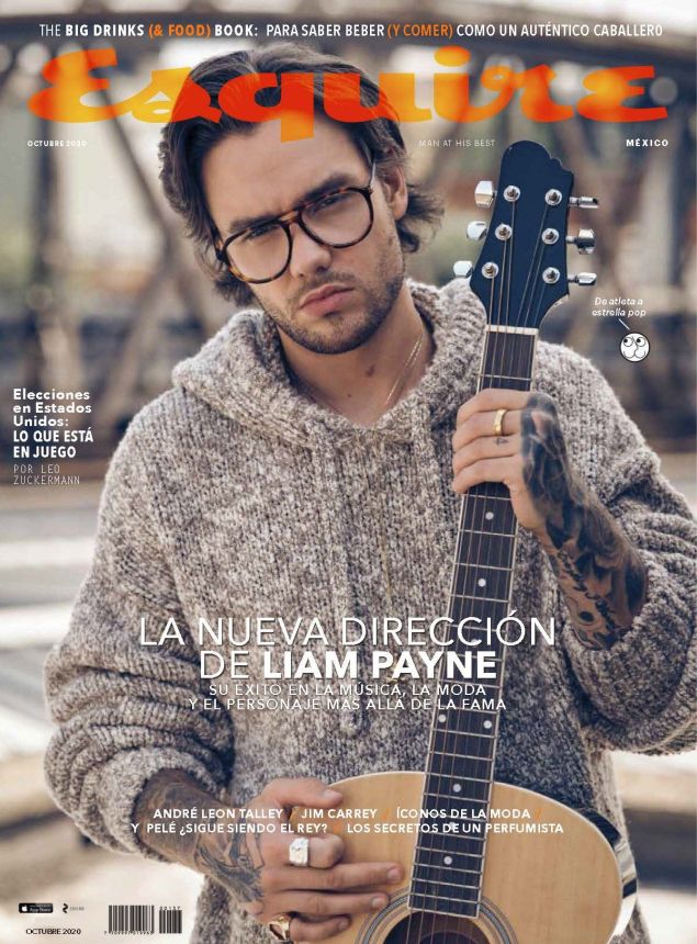 ESQUIRE (Mexico) magazine side cover  October 2020