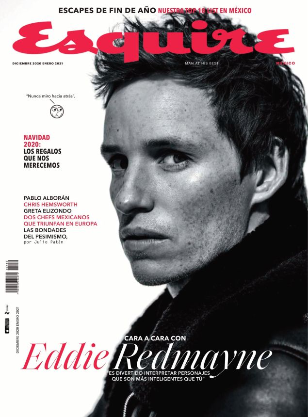 ESQUIRE (Mexico) magazine side cover  December 2020/ January 2021 