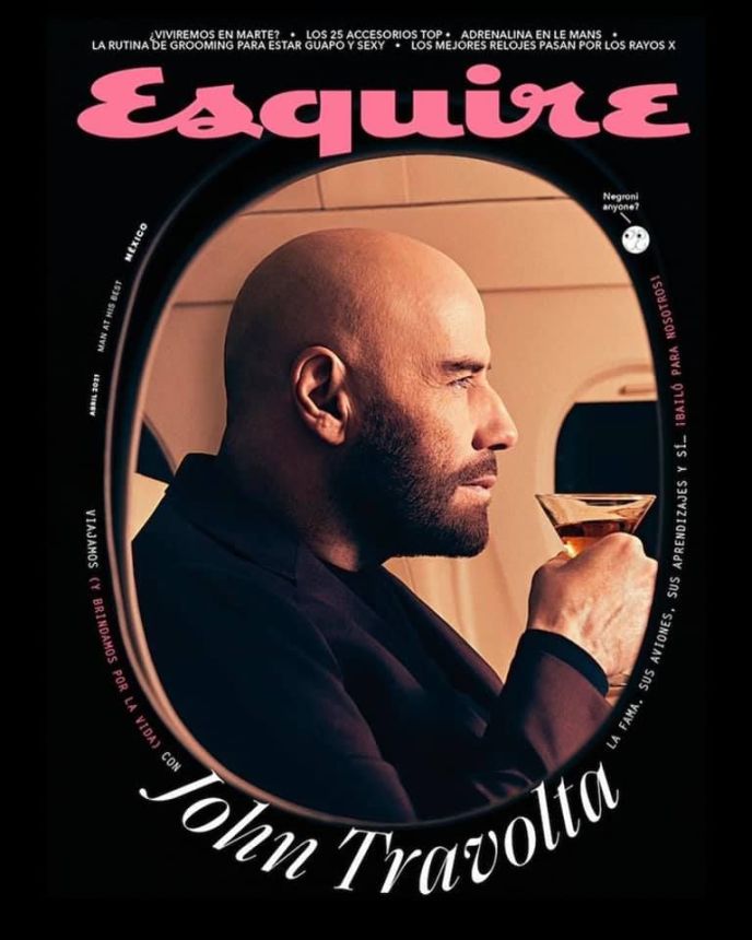 ESQUIRE (Mexico) magazine side cover  April 2021