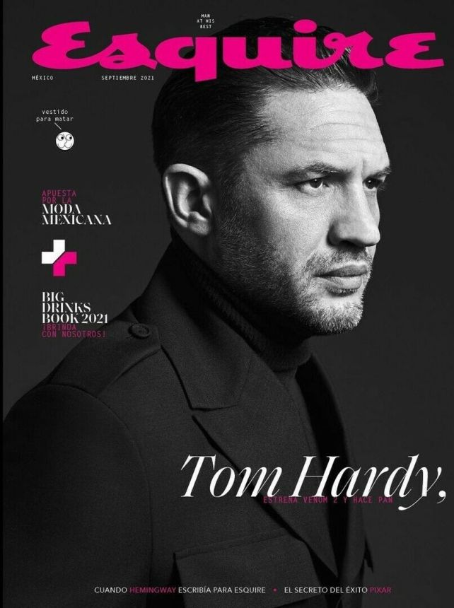 ESQUIRE (Mexico) magazine side cover  September 2021