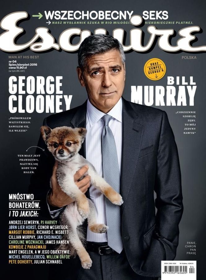 ESQUIRE (Poland) magazine side cover  July/August 2016