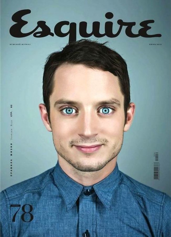ESQUIRE (Russia) magazine side cover  June 2012