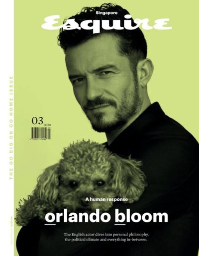 ESQUIRE SINGAPORE magazine side cover  March 2020