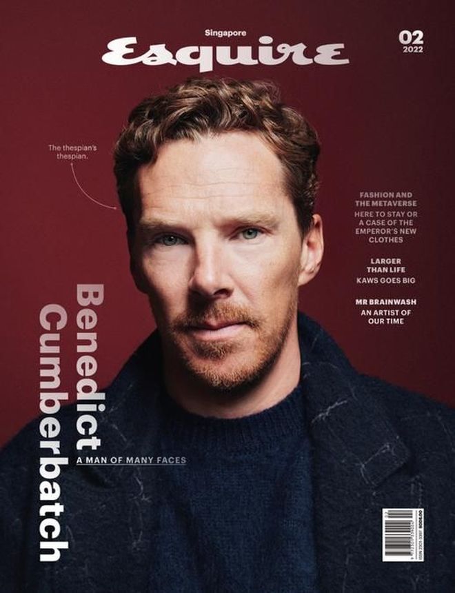 ESQUIRE SINGAPORE magazine side cover  February 2022